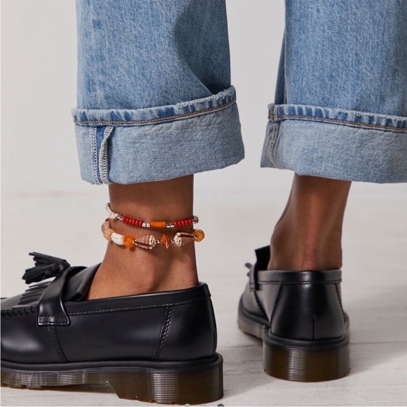 DR. MARTEN Adrian Leather Black Tassel Oxford Slip On Loafers - Womens 8 - Picture 3 of 13